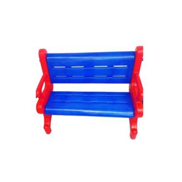 Imagem de Banco Plástico Resistente Junior 2 Lugares-Banco Pequeno Para Meninos 