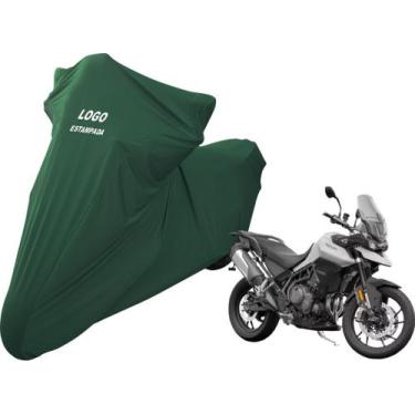 Imagem de Capa Moto Triumph Tiger 900 Protege De Poeira e Anti-risco - Mz, Verde
