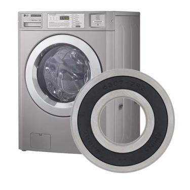 Imagem de Rolamento do tambor lava e seca lg wd1316ada7 wk17bs6a 6307-2rz 80mm 4