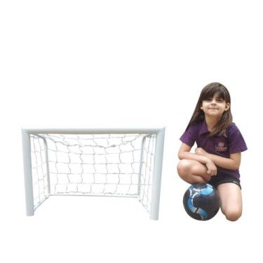 Imagem de Trave De Gol Infantil 90 Cm X 60 Cm C/ Rede Tdaço Kids