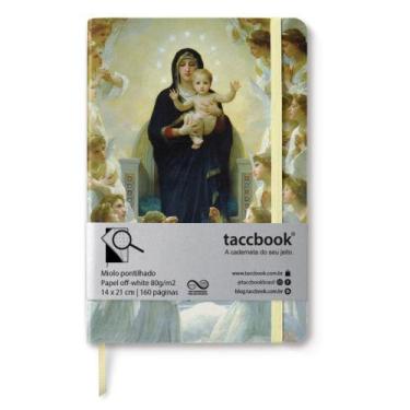 Imagem de Caderno Pontilhado taccbook A virgem com anjos 14x21 Flex