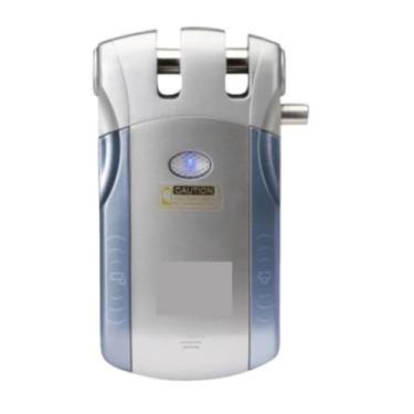 Imagem de 010 fechadura da porta wifi fechadura inteligente sem fio fechadura da porta eletrônica controle do telefone bloqueio invisível controle remoto fechaduras de toque(010 silver lock)