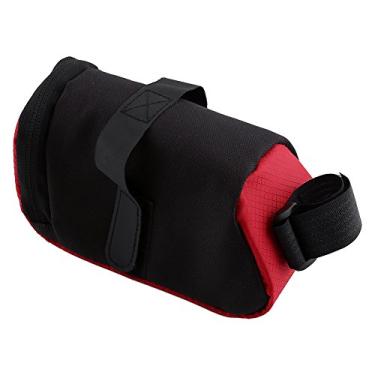 Imagem de Bolsa de Selim para Assento de Bicicleta de Montanha de Ciclismo Ao Ar Livre de Poliéster de Akozon, Bolsa de Armazenamento de Assento Traseiro de Bicicleta Durável e Leve -