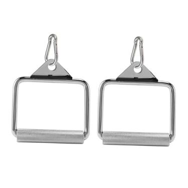 Imagem de Deevoka Lat puxar para baixo acessório d alça acessórios braço wrestling exercício alça com mosquetão para levantamento de peso de construção corporal