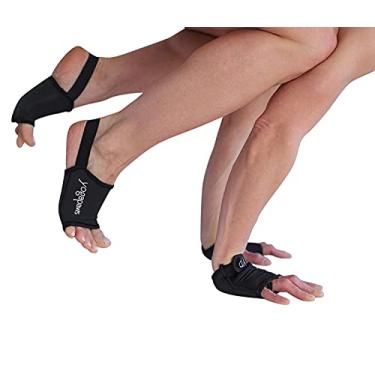 Imagem de YogaPaws Elite Luvas de ioga acolchoadas antiderrapantes e meias de ioga para mulheres e homens
