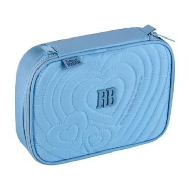 Imagem de Estojo Box Escolar Rebecca Bonbon Juvenil Feminina 100 Pens, Azul