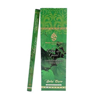 Imagem de Incenso Indiano Shankar Folha de Guiné: quebra feitiço e olho gordo - 12 unidades