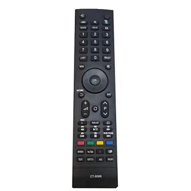 Imagem de XINFUTE Novo CT-8068 de substituição adequado para controle remoto Toshiba TV 55L5650 32L5650 YouTube