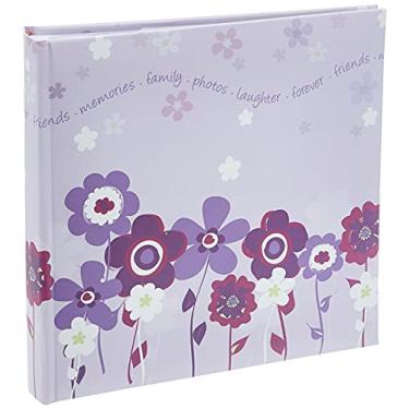 Imagem de Pioneer Photo Albums Álbum de fotos com 200 bolsos e estampa de flores de lavanda para impressões de 10 x 15 cm