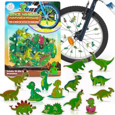 Imagem de Acessórios de raio de roda de bicicleta para crianças – Decorações e acessórios divertidos de bicicleta para meninos e meninas - lembrancinhas de festa, sacos de brindes, brinquedos ao ar livre – Tema