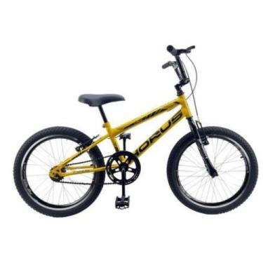 Imagem de Bicicleta Infantil Aro 20 Bmx + Cross - Route Bike, Amarelo