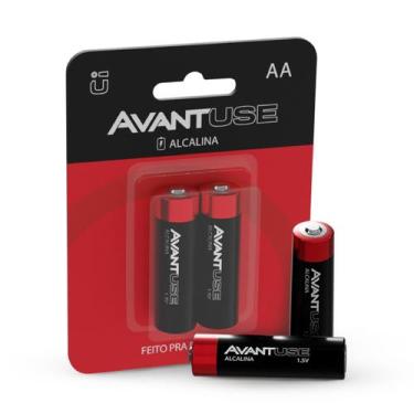 Imagem de Kit 2 Pilhas Alcalina Pequena AA 1.5v Cod: 408000017 Avant Use