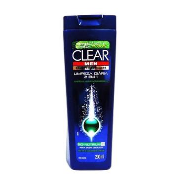 Imagem de Shampoo Clear Men 2x1 Limpeza Diária 200ml