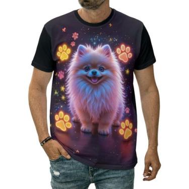 Imagem de Camiseta Lulu Pomerânia Cachorro Mini Fofo Leal Inteligente - Darkwood