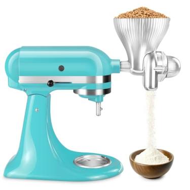 Imagem de Acessório de moedor de grãos para batedeira KitchenAid, acessórios e acessórios de auxílio de cozinha, moedor de farinha, acessório de misturador, moedor de trigo, adequado para moer trigo, milho