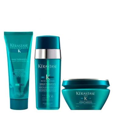 Imagem de Kérastase Résistance Therapiste Kit - Shampoo + Leave-In + Máscara - K