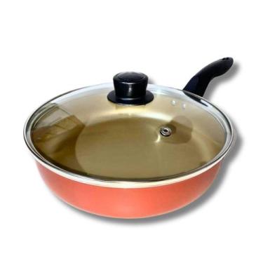 Imagem de Frigideira Marcolar N22 Antiaderente C/tampa De Vidro - Gal Alumínios,