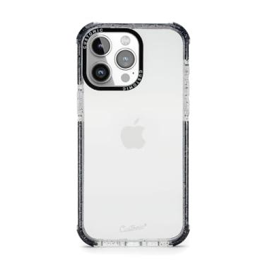 Imagem de Customic Capinha Case Capa para Celular iPhone 15 Pro Max (6.7”), Impactor Space Anti Impacto Proteção Militar 4 metros contra quedas, Antiamarelamento, Transparente e Preta