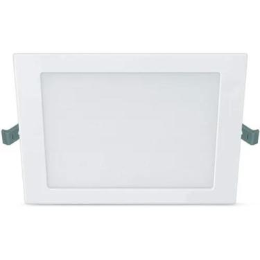 Imagem de Luminaria Embutir Led Quadrada 18W 22Cm Bivolt Philips, Bivolt