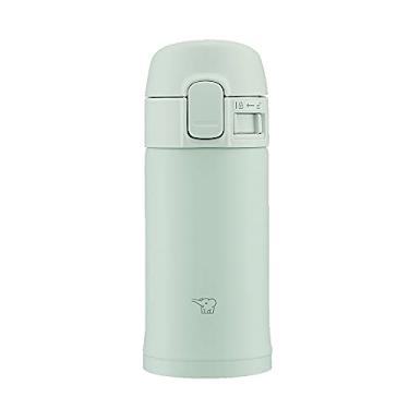 Imagem de Zojirushi SM-PD20-GM Garrafa de água de aço inoxidável de um toque, 0,2 L, verde sálvia