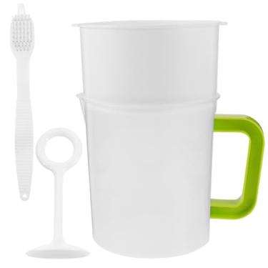 Imagem de PRETYZOOM 1 conjunto de ferramentas de coador de cozinha copo de filtragem de leite de soja filtro de leite de soja concha de rede uso grego coador de alimentos suco reutilizável iogurte nozes saco de