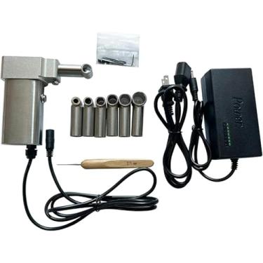 Imagem de Máquina de crochê elétrica portátil portátil para dreadlock instantâneo para extensões de cabelo de trança de dreadlocks DIY rápidos