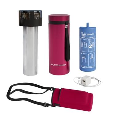 Imagem de 4ALLFAMILY VOYAGER Auto Shut Off USB TSA Medication Cooler Estojo de Viagem Mantém a Temperatura da Geladeira 36F-46F + Biogel Ice Pack |Perfeito Refrigerador Médico Diabetes Insulina Colírio Artrite