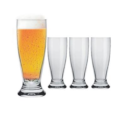 Imagem de Jogo 4 Copos Para Cerveja Bon Gourmet Vidro 430ml