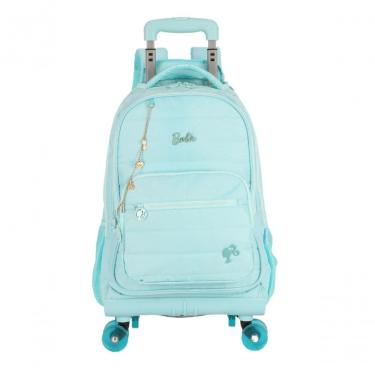 Imagem de Mochilete Com Carrinho Turquesa - Unico Verde