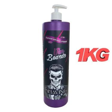 Imagem de Shaving Gel Para Barbear Profissional 1Kg - van beards