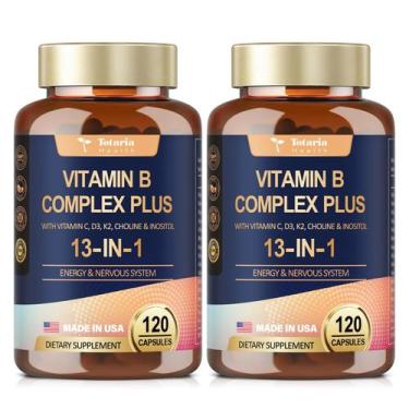 Imagem de Suplemento Totaria 13 em 1 do Complexo de Vitamina B 120 cápsulas x 2