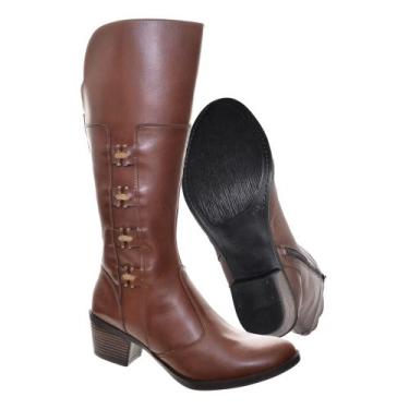 Imagem de Bota cuturno marrom café - Mery ju