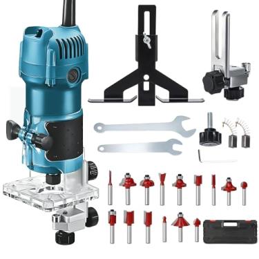 Imagem de Zenkon Tupia Laminadora, Tupia Manual, Tupia para Trabalhos em Madeira, 220V, Com 15 Fresas