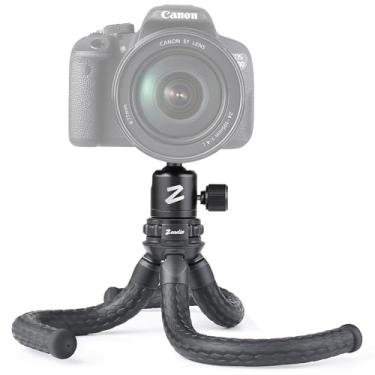 Imagem de Kits de tripé de câmera flexível Zeadio com suporte de cabeça de bola de metal, suporte de tripé para celular e adaptador padrão para Gopro, câmera, câmera de vídeo, DSLR, câmeras de ação etc.