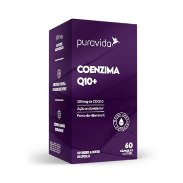 Imagem de Coenzima Q10+ 200mg + Vitamina E - 60 Cápsulas - Puravida