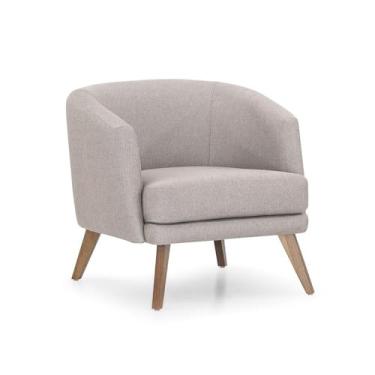 Imagem de Poltrona Decorativa Herval, Linho bege