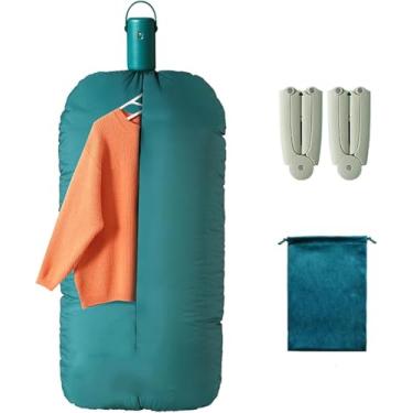 Imagem de Secador De Roupas Portátil, Rack De Secagem Elétrico Multifuncional, Operação Silenciosa, Com Capuz, Adequado Para Viagens E Lavanderia Doméstica, Orange, B