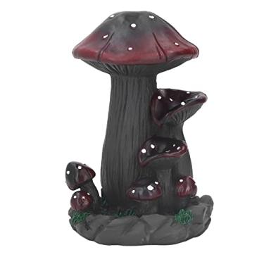 Imagem de Zerodis Backflow do Queimador de Cogumelos de Incenso Requintado Suporte Artesanal para a Cultura Doméstica Com 20 Cones de Incenso para a Sala de Estar