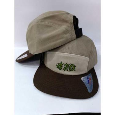 Imagem de bone chapeu five masculino feminino aba reta JM snapback five panel - 