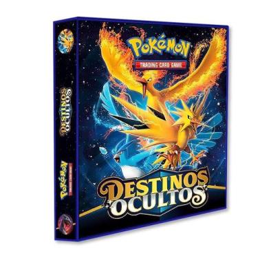 Imagem de Álbum Pasta Fichário Pokemon Destinos Ocultos Zaptos Lendas do Céu Cap