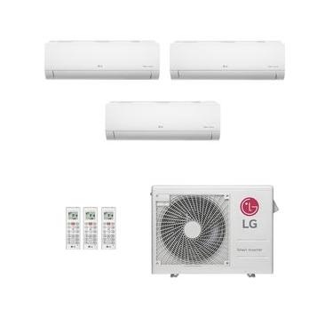 Imagem de Ar-Condicionado Multi Split Inverter LG 24.000 (2x Evap HW 9.000 + 1x Evap HW 18.000) Quente/Frio 220V