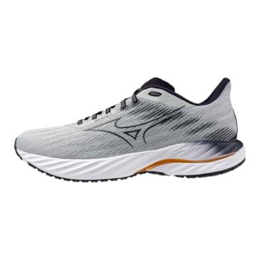 Imagem de Mizuno Tênis de corrida masculino Wave Inspire 21, Azul pérola, azul barítono, 46