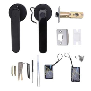 Imagem de Smart Lock com Handle Fingerprint Passcode APP Key Desbloquear TYPE C Port Smart Door Knob para 35 ‑ 55mm Grossa Door