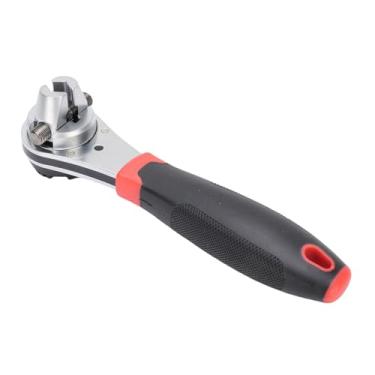 Imagem de Luocute Chave de Catraca Ajustável para Parafuso de 6-22mm, Chave de Catraca de Aço Molibdênio Cromo Com Mecanismo de Liberação Rapidamente, Alça Anti-deslize, Torque de 130 Nm