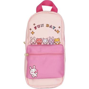 Imagem de Estojo Duplo, Contact, Kawaii, Mochilinha, Fun Day, Lona