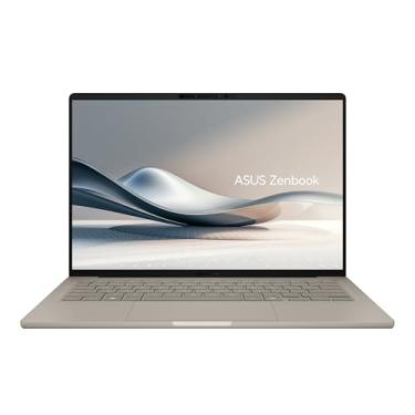 Imagem de ASUS Zenbook A14; PC Copilot+, laptop ultrafino, OLED WUXGA de 14 polegadas, processador Snapdragon X, memória de 16 GB, SSD de 512 GB, Wi-Fi 6E, Zabriskie Beige, UX3407QA-DS52-CB