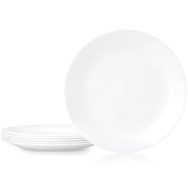 Imagem de Corelle Conjunto de pratos de jantar brancos Winter Frost (26,5 cm, 6 peças)