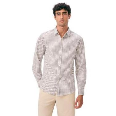 Imagem de Camisa Hering Slim Xadrez Masculina-Masculino