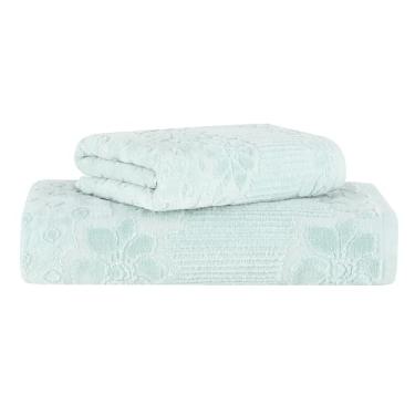 Imagem de Buddemeyer Jogo de Toalhas Lollipop Banho Azul 2 Peças