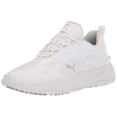 Imagem de PUMA GOLF Sapato de golfe masculino Gs-Fast, Branco, 7
